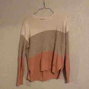 Hollister three colored sweater